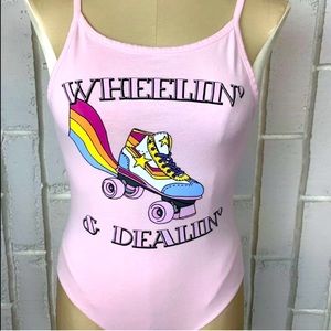 F21 Roller Skate Bodysuit 🛼